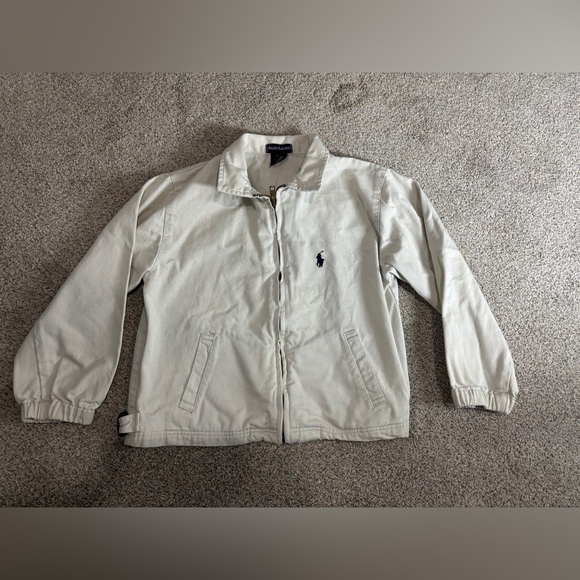 Polo Ralph Lauren Other - Vintage Ralph Lauren Boy’s Classic Cotton Light Spring Jacket Khaki 6/6X